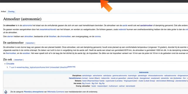 1. Kies je Wikipedia-pagina en kopieer de bijbehorende URL.