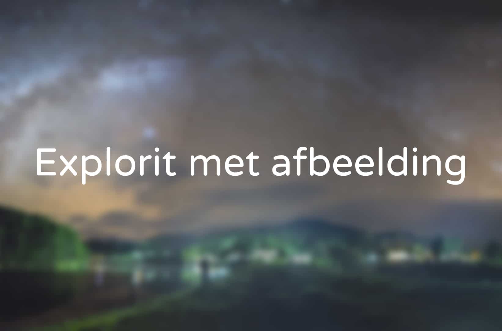 Explorit met afbeelding